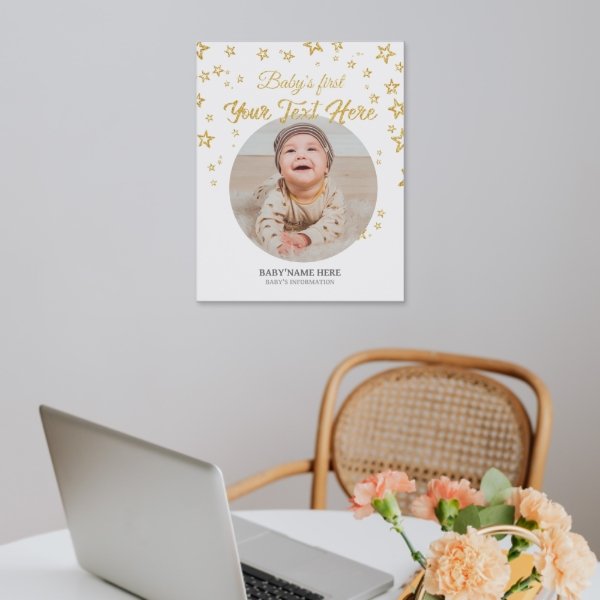 Baby Memorial Day Custom photo canva - OLESA