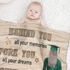 Before You, All Your Dreams - Personalized Blanket - Graduation Gift - ARNOVIC