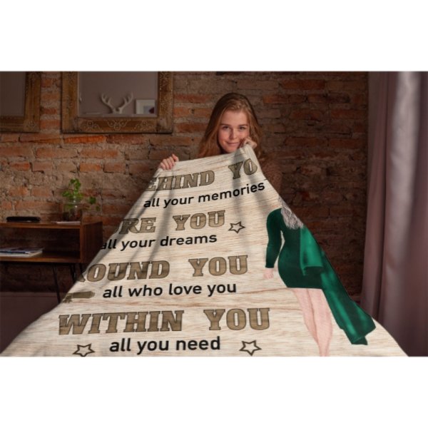 Before You, All Your Dreams - Personalized Blanket - Graduation Gift - ARNOVIC