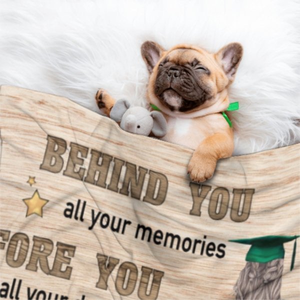 Before You, All Your Dreams - Personalized Blanket - Graduation Gift - ARNOVIC