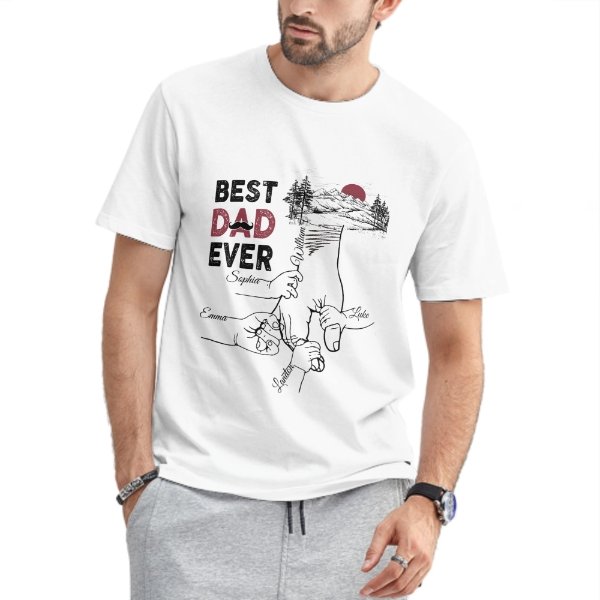 Best Dad Ever - Personalized Shirt - OLESA