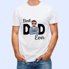 Best Dad Ever Young Man Personalized Shirt - OLESA