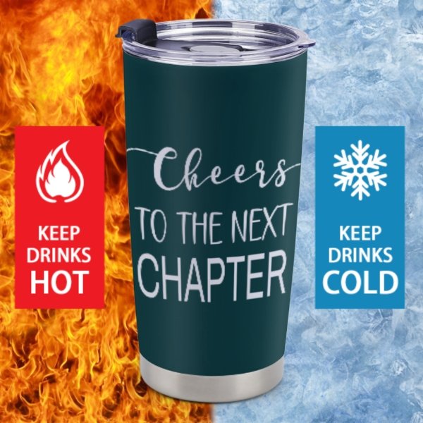 Cheers to the Next Chapter Custom Graduation Tumblers Class of 2023 - Graduation Gift - ARNOVIC