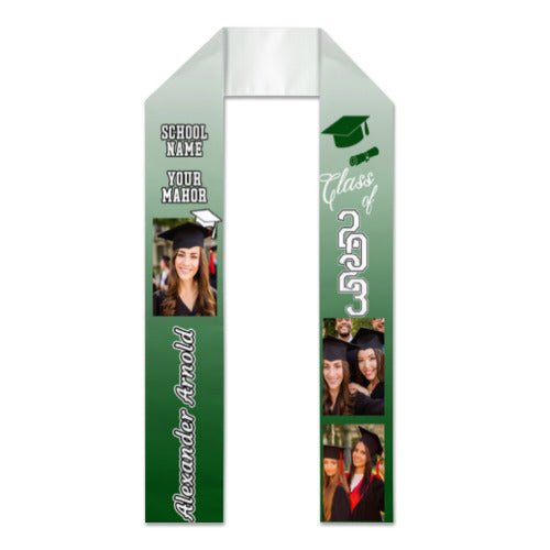 Class of 2023 Best Gift For Graduation's Day - Upload Image - Personalized Graduation Stole - ARNOVIC