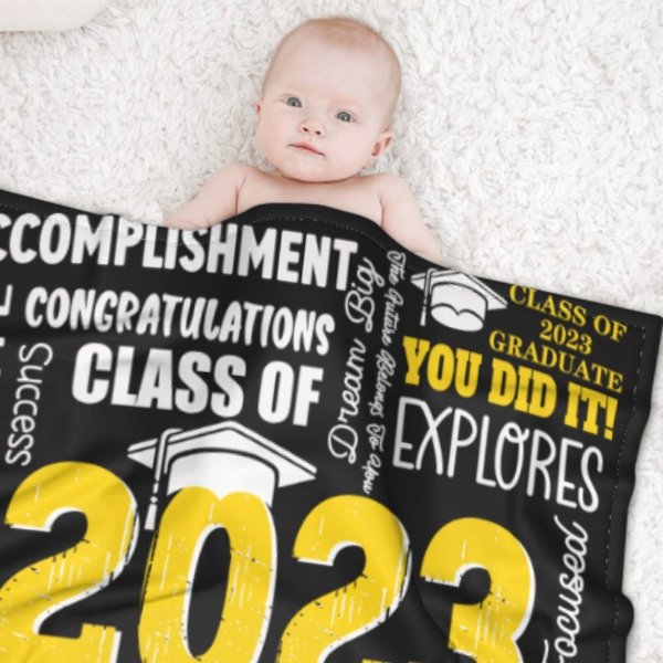 Class of 2023 Custom Blanket - Graduation Gift - ARNOVIC