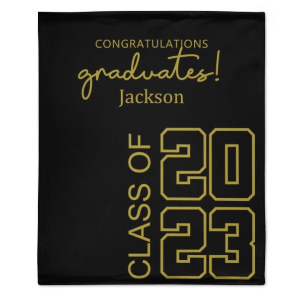 Class of 2023 Custom Graduation Blanket - Graduation Gifts - ARNOVIC