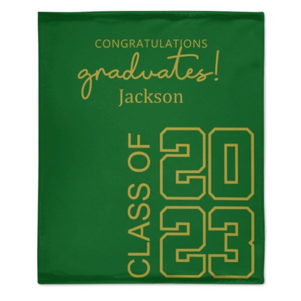 Class of 2023 Custom Graduation Blanket - Graduation Gifts - ARNOVIC