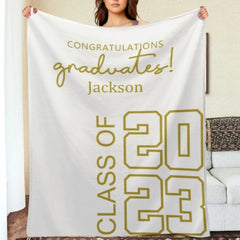 Class of 2023 Custom Graduation Blanket - Graduation Gifts - ARNOVIC