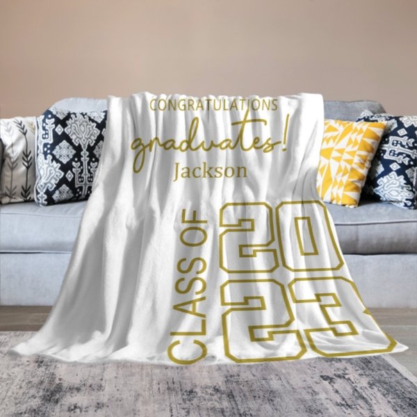 Class of 2023 Custom Graduation Blanket - Graduation Gifts - ARNOVIC