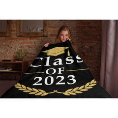 Class of 2023 Custom Name Blanket - Graduation Gift - ARNOVIC