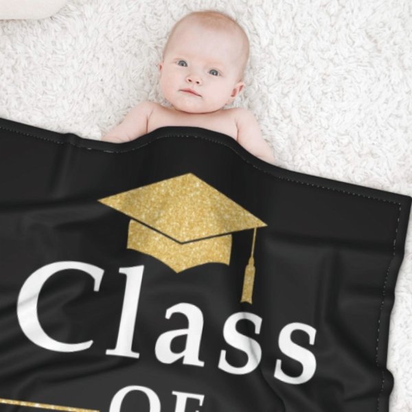 Class of 2023 Custom Name Blanket - Graduation Gift - ARNOVIC