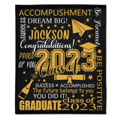 Class of 2023 Custom Name Graduation Blanket-Graduation Gift - ARNOVIC