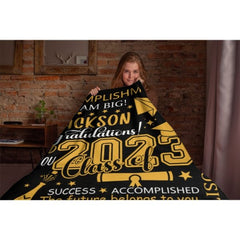 Class of 2023 Custom Name Graduation Blanket-Graduation Gift - ARNOVIC