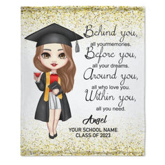 Class of 2023 Graduation Custom Blanket-Graduation Gift - ARNOVIC