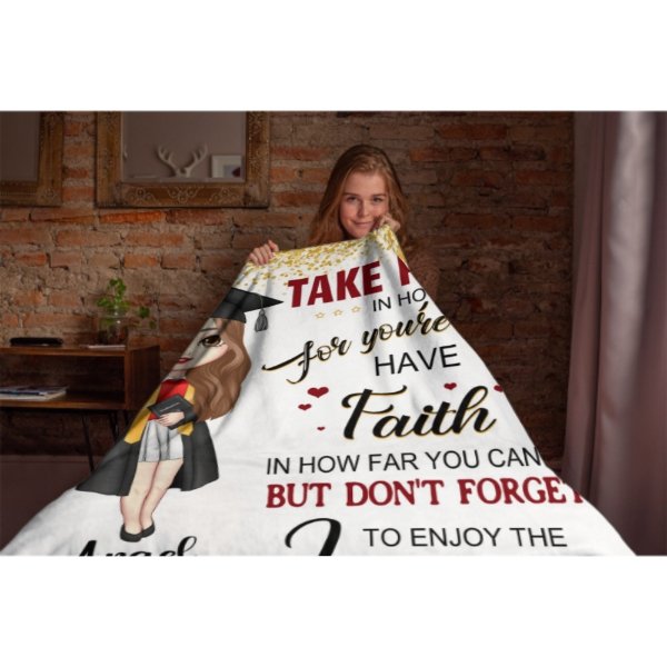 Congratulations Class of 2023 Best Gift For Graduation's Day - Personalized Graduation Blanket - ARNOVIC