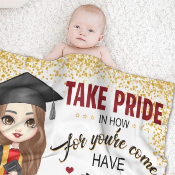 Congratulations Class of 2023 Best Gift For Graduation's Day - Personalized Graduation Blanket - ARNOVIC