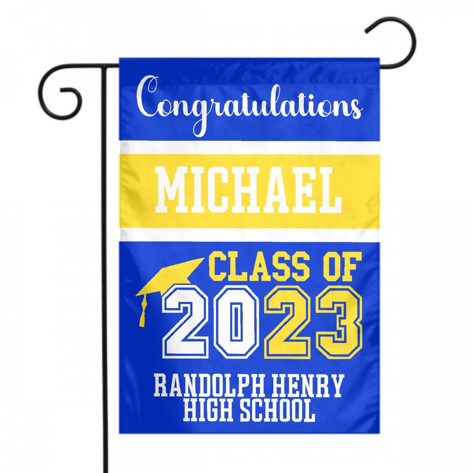 Custom Graduation Garden Flags Senior Gift - OLESA