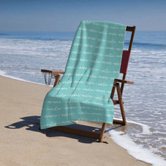 Custom Name Beach Towel - OLESA
