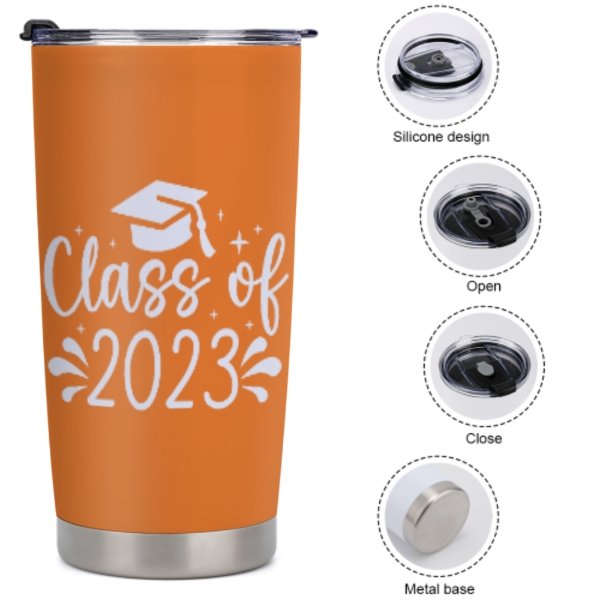 Custom Name Graduation Congrats Tumblers Class of 2023 - Graduation Gift - ARNOVIC