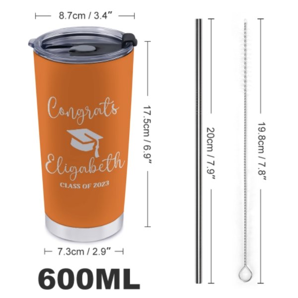 Custom Name Graduation Congrats Tumblers Class of 2023 - Graduation Gift - ARNOVIC