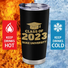 Custom Personalized Class of 2023 Tumblers - Graduation Memorial Gift - ARNOVIC