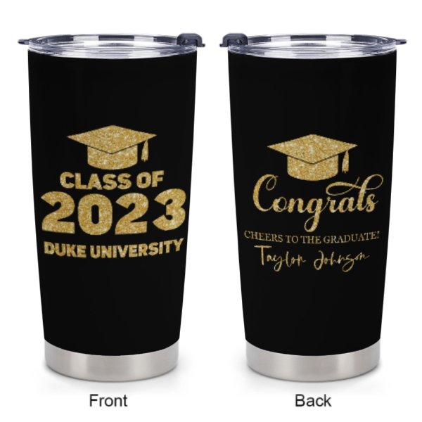 Custom Personalized Class of 2023 Tumblers - Graduation Memorial Gift - ARNOVIC