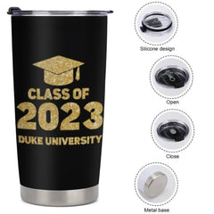 Custom Personalized Class of 2023 Tumblers - Graduation Memorial Gift - ARNOVIC