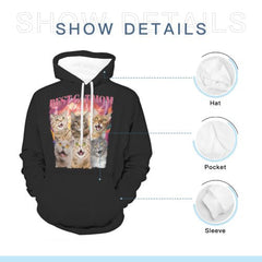 Custom Photo Best Cat Dad Ever - Dog & Cat Personalized Custom Unisex Hoodie - OLESA