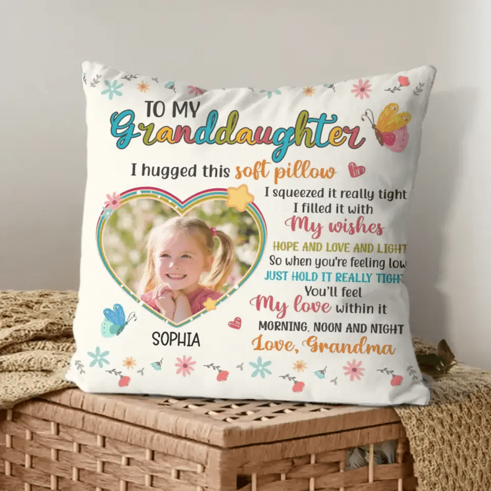 Custom Photo You'll Feel My Love - Family Personalized Custom Pillow - Gift For Family Members - OLESA