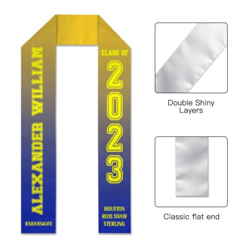 Customized Graduation 2023 Custom Graduation Stole - Graduation Gifts - ARNOVIC