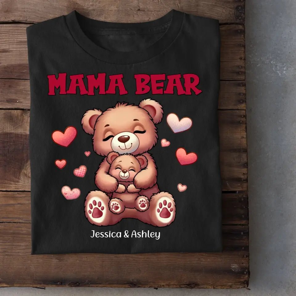 Cute Grandma Bear Mama Bear Personalized Shirt - OLESA