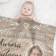 For Every Time You Think Of Me, I'm Right Here Inside Your Heart - Upload Image - Personalized Blanket - ARNOVIC