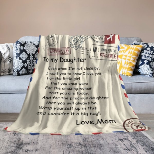 For My Little Girl That You Once Were - Family Blanket - Christmas Gift For Daughter From Mom - ARNOVIC