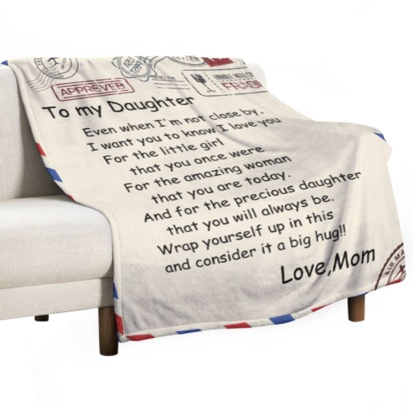 For My Little Girl That You Once Were - Family Blanket - Christmas Gift For Daughter From Mom - ARNOVIC