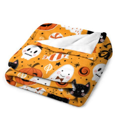 Free Shipping✈️Halloween Name Personalized Custom Blanket - Halloween Gifts - OLESA