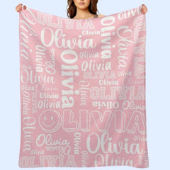 Free Shipping✈️Personalized Custom Name Blanket - Gifts for Family and Friends - OLESA