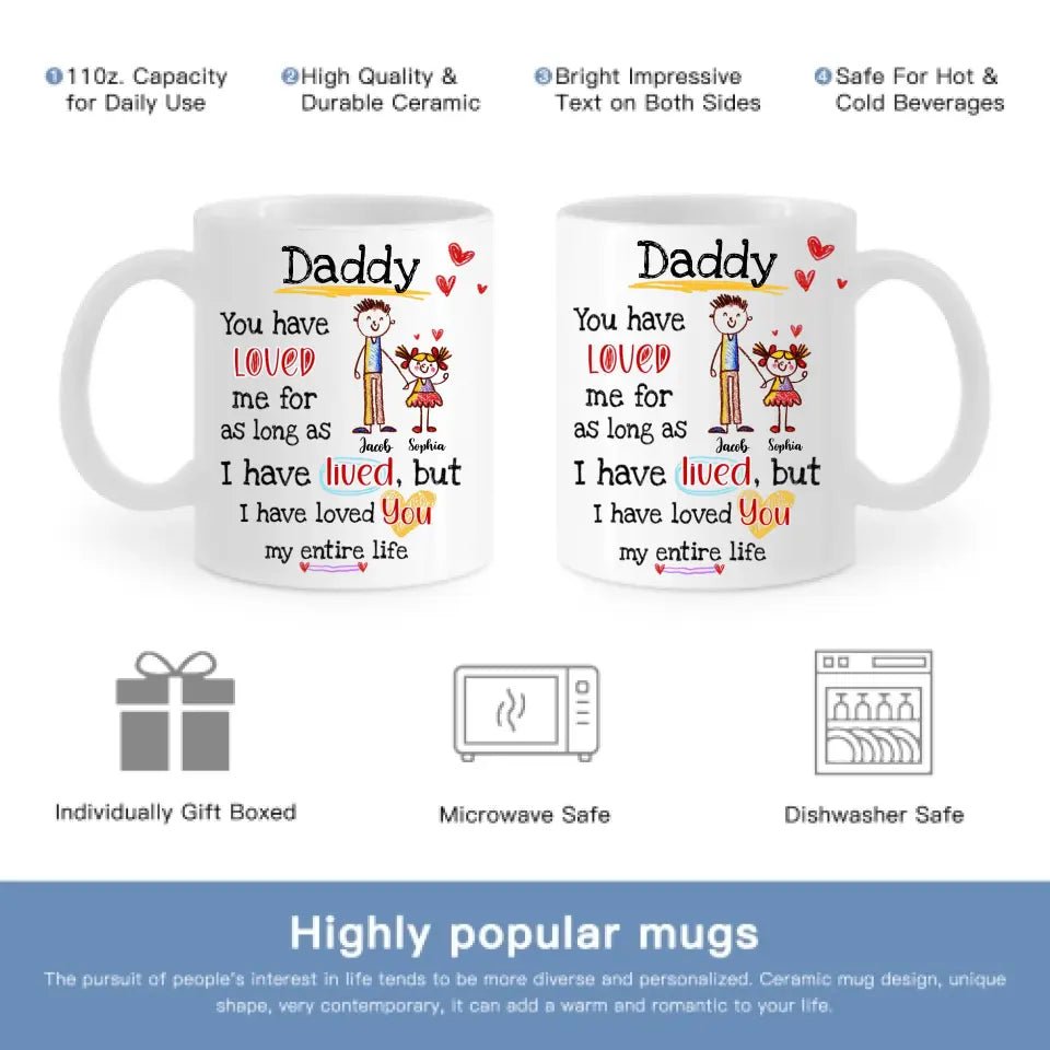 Gift For Dad I Have Loved You My Entire Life Mug - OLESA