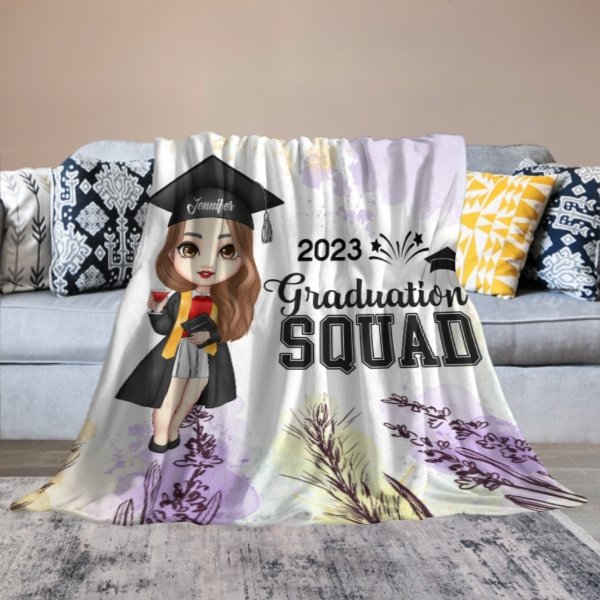 Graduation Squad 2023 - Personalized Blanket - ARNOVIC