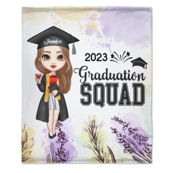 Graduation Squad 2023 - Personalized Blanket - ARNOVIC