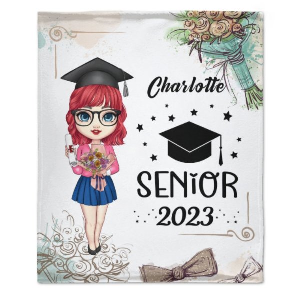 Graduation Squad 2023 - Personalized Soft Blanket - ARNOVIC