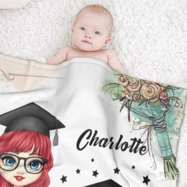 Graduation Squad 2023 - Personalized Soft Blanket - ARNOVIC