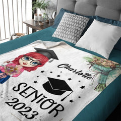 Graduation Squad 2023 - Personalized Soft Blanket - ARNOVIC