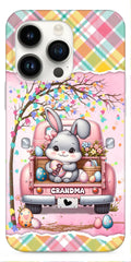 Grandma Bunny With Easter Egg Grandkids Personalized Phone case - OLESA