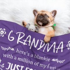 Here's A Blankie With A Million Of My Hugs - Family Blanket - New Arrival, Christmas Gift For Grandma - ARNOVIC