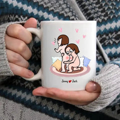 I Adore You Personalized Mug - Couple Gift, Valentine's Gift - OLESA