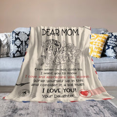 I Want You To Know I Love And Appreciate You - Gift For Mom, Blanket - ARNOVIC