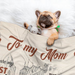 I Wouldn't Be Who I Am Without You - Gift For Mom, Personalized Blanket - ARNOVIC