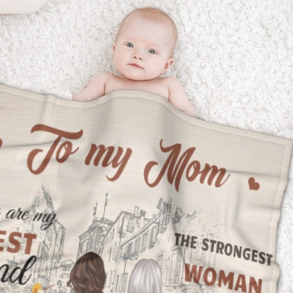 I Wouldn't Be Who I Am Without You - Gift For Mom, Personalized Blanket - ARNOVIC