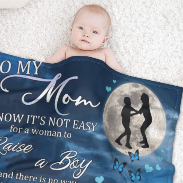 I'll Always Be Your Little Boy, Mom - Family Blanket - New Arrival, Christmas Gift For Mother From Son - ARNOVIC