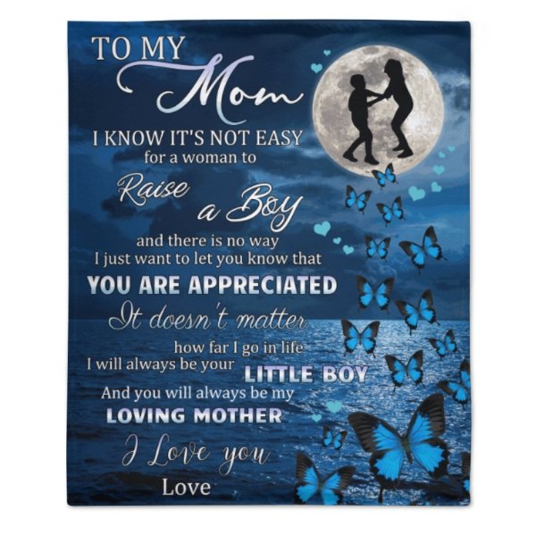 I'll Always Be Your Little Boy, Mom - Family Blanket - New Arrival, Christmas Gift For Mother From Son - ARNOVIC